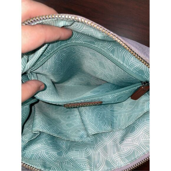 The Sak Camilla Light Lavender Leather Crossbody/ Shoulder Bag - Picture 7 of 10